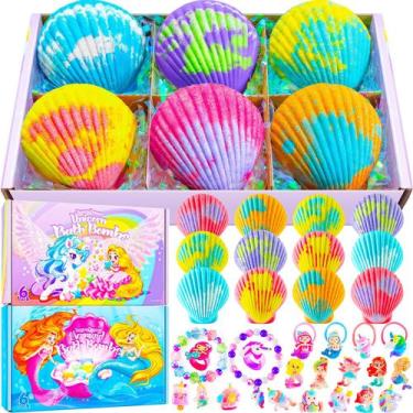 Imagem de Bath Bombs BreezeDream Shell, pacote com 12, com 20 brinquedos para me