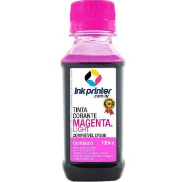 Imagem de Tinta Corante InkPrinter Magenta Light para Impressora Epson (100ml)