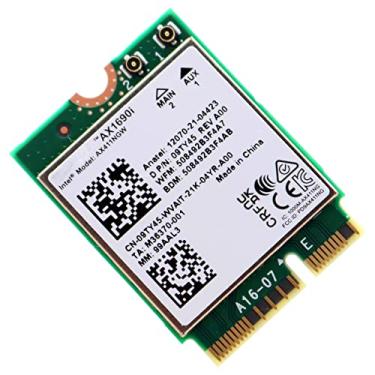 Imagem de Deal4GO 1690i AX411NGW 802.11AX 6GHz Wi-Fi 6E M.2 CNVio2 Adaptador WiFi sem fio de 2,4 Gbps com Bluetooth 5.3 9TY45 para Intel AX411 Windows 10/11