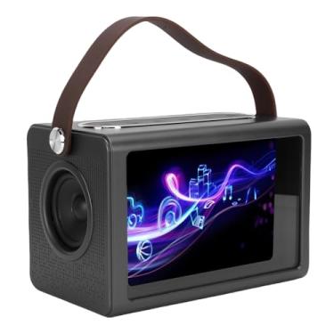 Imagem de TOPINCN Máquina de karaokê Portátil para Adultos WiFi Bluetoothes Karaoke System Wireless Singing Machine Com 2 Microfones Sem Fio Lyrics Display para Reuniões de Família