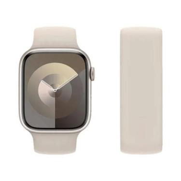 Imagem de Pulseira De Silicone Elástica Para Apple Watch Band 38mm 40mm 41mm 42m