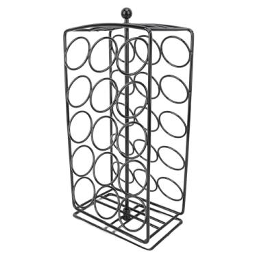 Imagem de Aramox Suporte de Cápsula de café Em Aço Inoxidável, 30 Compartimentos de 360 ​​graus de café Girando Em Vagens, Design Minimalista Com Decoração Em Casa, para Cafeteria