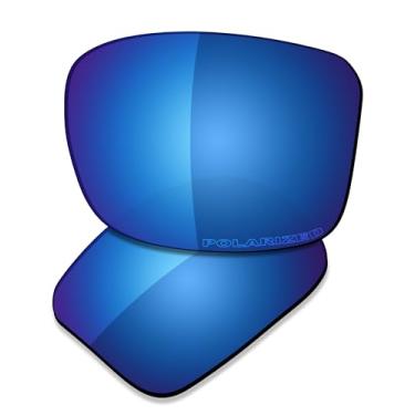 Imagem de SAUCER Lentes de reposição premium para óculos de sol Oakley Heliostat OO9231 High Defense - Azul meia-noite polarizado