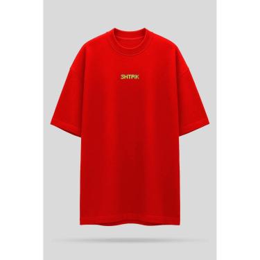 Imagem de Camiseta Oversized Shatark Pac Man - Vermelho-Masculino