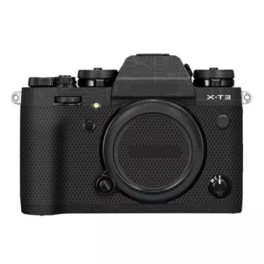 Imagem de X-T3 Adesivo de capa de câmera antiarranhões para FujiFilm X-T3 Película protetora de câmera decalques XT3 (Circuit Black)