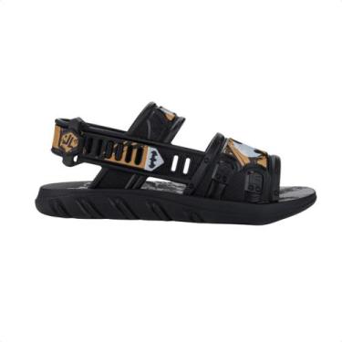 Imagem de Sandalia Infantil Papete Grendene Liga Da Justica Preta, Preto, Preto,