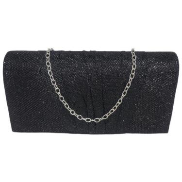 Imagem de Bolsa Feminina De Festa Clutch Brilhos Glitter - Lika Bijuterias, Glit