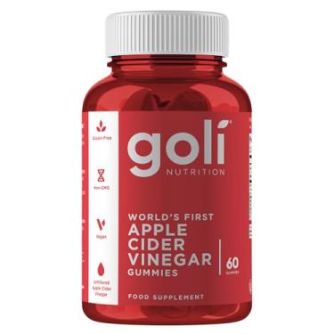Imagem de Vitaminas Gomosas de Vinagre de Maçã da G.oli Nutrition (1 Pacote, 60 Unidades, Sem Gelatina, Sem Glúten, Vegano & Não-OGM Feito com Vitaminas Essenciais B9 & B12)