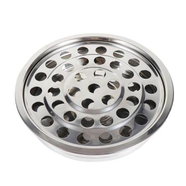 Imagem de Ｂｅｓｇａ Bandeja de Comunhão, Suporte para Copos de Comunhão, aço Inoxidável, Prato, Bandeja de Servir para Festivais e Feriados, Style B
