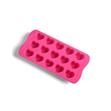 Imagem de Forma De Gelo Coração Rosa - Mozcada