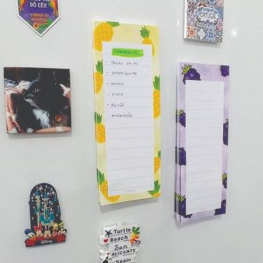 Imagem de Kit Bloquinhos de Papel com Imã - 04 Modelos - 50 Folhas - 23cm x 9cm