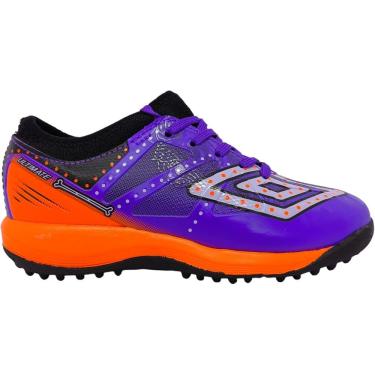 Imagem de Chuteira Infantil Menino Esportiva Futebol Society Grama Sintética Jogo Treino Umbro Ultimate Jr Dlm