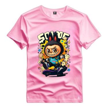 Imagem de Camiseta Estampada Labubu Monster Algodão Premium Desenho - Versitz, R
