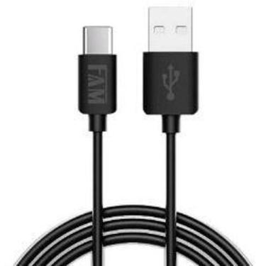 Imagem de Cabo USB FAM FCA-C12 120cm 2A Type-C Preto