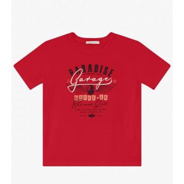 Imagem de Camiseta Masculina em Meia Malha Trick Nick Vermelho, 4, Vermelho