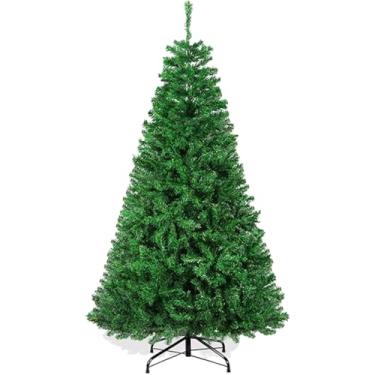 Imagem de Árvore de Natal 1,80 m Verde Luxo Premium com 540 Galhos – Pinheiro Cheio, Desmontável com Base de Metal Reforçada