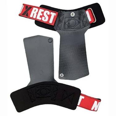 Imagem de Hand Grip No Rest Base com Botão Unissex Preto Vermelho