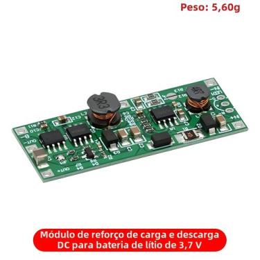 Imagem de Módulo Conversor De Tensão DC 5V 9V 12V Para Bateria De Lítio 18650 Co
