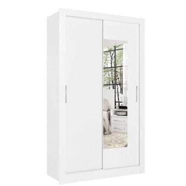 Imagem de Guarda-Roupa City Glass 2 Portas de Correr 1 Gaveta THB