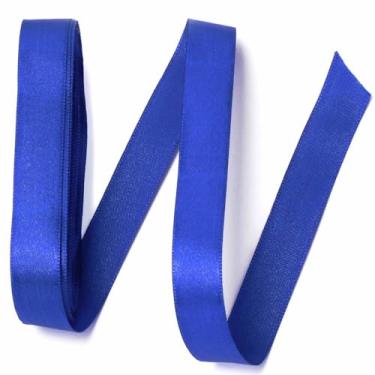 Imagem de TRADER, Fita De Cetim Trader 11mm N°2 Com 10 Metros, AZUL MEDIO