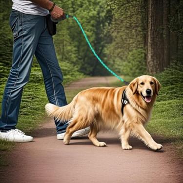 Imagem de Coleira de corda para cães, resistente, com alça acolchoada, fios refletivos, treinamento, caminhada, controle de tráfego ao ar livre, guia de corda de escalada