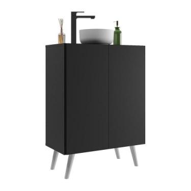 Imagem de Gabinete Banheiro 2 Portas Retrô 63Cm Multimóveis V5006 - MULTIMOVEIS