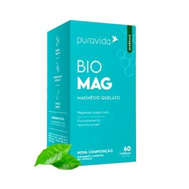 Imagem de Bio Mag Magnésio Quelato 60 Cápsulas Puravida
