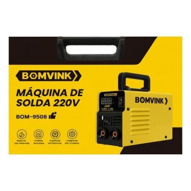 Imagem de Máquina De Solda Inversora 220v Bomvink Amarelo