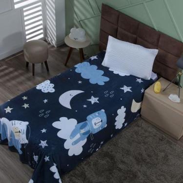 Imagem de Manta Soft Estampada Infantil Solteiro 2,20 x 1,55 Decoração Quarto Cr