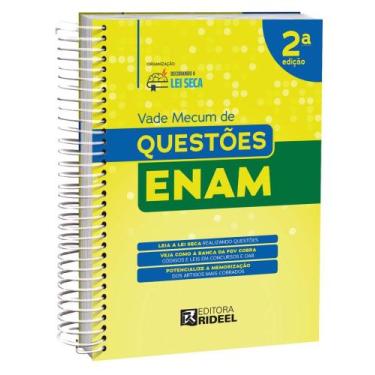 Imagem de Decorando a Lei Seca - Vade Mecum de Questões - ENAM - RIDEEL, 3