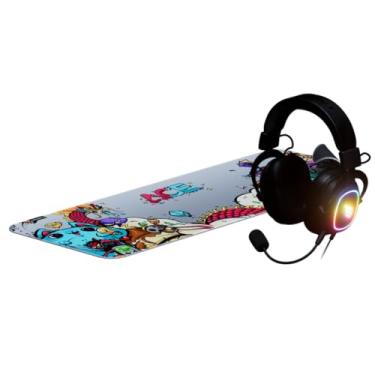 Imagem de KIT GAMER FALLEN ESSENCIAL MOUSEPAD ACE ESTENDIDO E HEADSET MORCEGO ECO RGB
