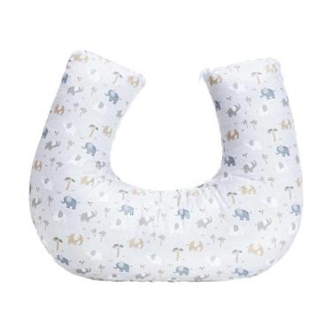 Imagem de Almofada De Amamentação Estampada Menino e Menina Com Zíper - 004 MARK