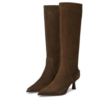 Imagem de Circus NY by Sam Edelman Bota de cano alto feminina Yulia, Camurça de oliveira, 42