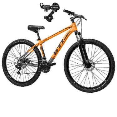 Imagem de Bicicleta 29 Gti Roma 24v leve Aluminio Disco Mecânico Suspensão 80mm Cambio Traseiro Shimano-Unissex