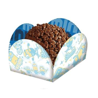 Imagem de Porta Forminha 4 Pétalas Minions - 40 Unidades