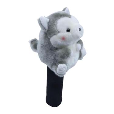 Imagem de Colaxi Capa de pelúcia para cabeça de taco de golfe, divertida, a arranhões, acessório inovador, protetora e macia, presente para homens e, Cão de Madeira Do Fairway