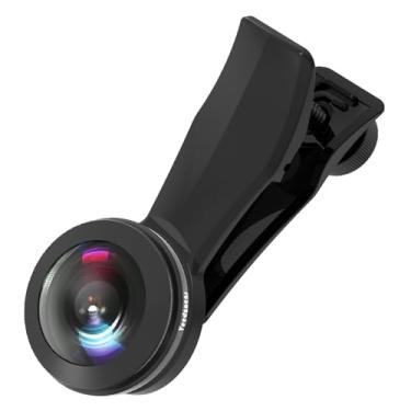 Imagem de Veedzoens Lente olho de peixe 200° com rosca de 17 mm clipe universal para lente de telefone para smartphones iPhone e Android, adequado para transmissão ao vivo VR e fotografia arquitetônica