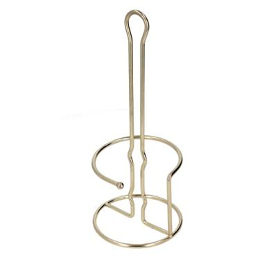 Imagem de Suporte de reserva de tecido Suporte de papel higiênico Suporte de rolo de papel higiênico Galvanoplastia estilo vertical brilhante Ferro dourado Fácil limpeza Suporte de tecido