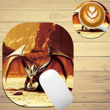 Imagem de TOEMZTFT Mouse pad pequeno, mini mouse pad 15 x 18 cm, para laptop, bandeja de teclado, mouse sem fio, casa, escritório, viagem, com base de borracha antiderrapante, tapete de mouse impermeável