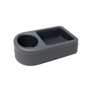 Imagem de Porta Sabão Detergente de Pia para Cozinha, 22x12x7.5cm, Compartimentos para Utensílios e Esponja (Prata)