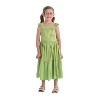 Imagem de VESTIDO MIDI INFANTIL VERDE MON SUCRÉ MODERNO 3127048-Feminino