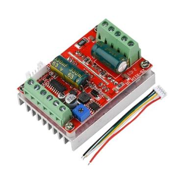 Imagem de RNXRZANK Controlador de Motor Elétrico BLDC Trifásico CC Sem Escovas PWM com Função de Parada E Freio, 400 W, Placa de Driver Compacta para Projetos DIY Sem Se