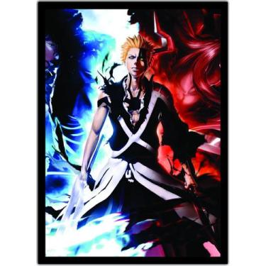 Imagem de Quadro Anime Bleach Desenho Com Moldura G06 - Vital Quadros  Do Brasil