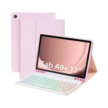 Imagem de Capa Teclado Retroiluminada Para Samsung Galaxy Tab A9 plus A9 X210 X2