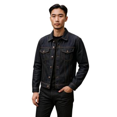 Imagem de Jaqueta Jeans Preta  Masculina-Masculino