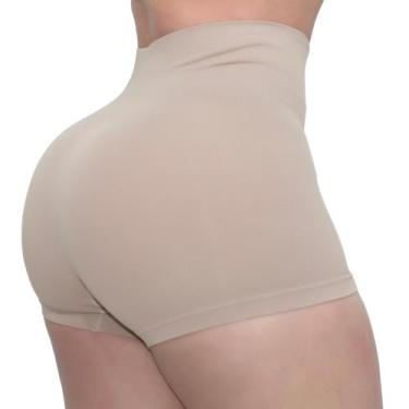 Imagem de Calcinha Boxer Bumbum Perfeito - Fanáticos Por Cintas, Bege, Feminino,