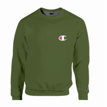 Imagem de Moletom Champion Felpado Gola Careca Logo C Ink Preto-Masculino