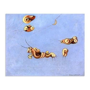 Imagem de Zeichn8u Pôster Max Ernst Produto da França Reproduções de pinturas famosas Surrealismo Tela de arte de parede Max Ernst para presentes de sala de estar 80 x 60 cm (32 x 24 polegadas) sem moldura