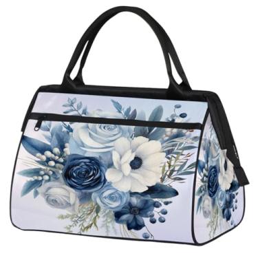 Imagem de Bolsa pequena para o fim de semana para mulheres, homens, borboletas, animais, colorida, dobrável, para viagem, bolsa de ginástica, Cor: 26, 15.2*8.3*11.6 inch