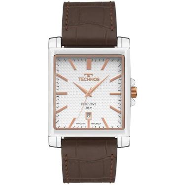 Imagem de Relógio Technos Masculino Executive Prata - 2115UBW/0K